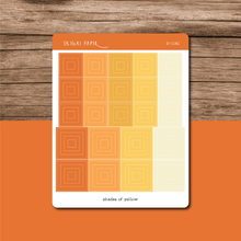 Load image into Gallery viewer, Sunflower Yellow Functional Planner Sticker Bundle