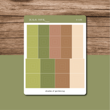 Load image into Gallery viewer, Shades of Color Squares Sticker Sheet