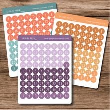 Load image into Gallery viewer, Numbers Sticker Sheet (ver. 2)