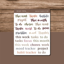 Load image into Gallery viewer, Academia Planner Sticker Bundle