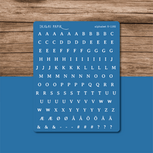 Load image into Gallery viewer, Alphabet Sticker Sheet
