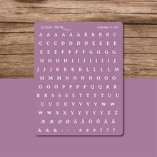 Load image into Gallery viewer, Alphabet Sticker Sheet