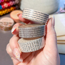 Load image into Gallery viewer, A Beautiful Story Typewriter Washi Tapes