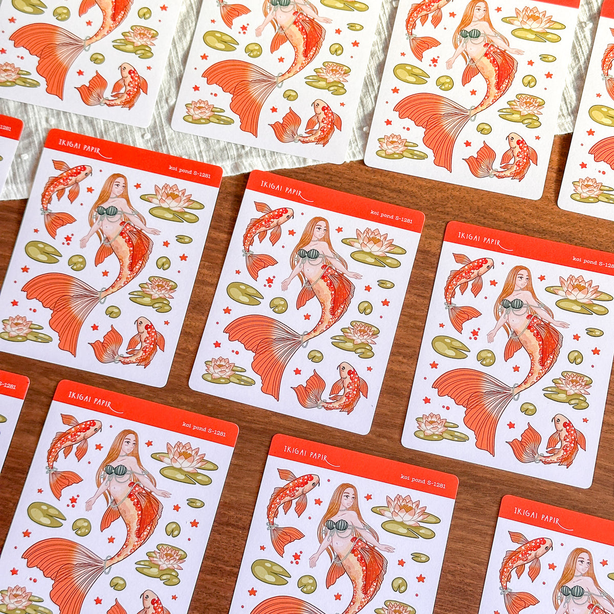 Koi Pond Sticker Sheet