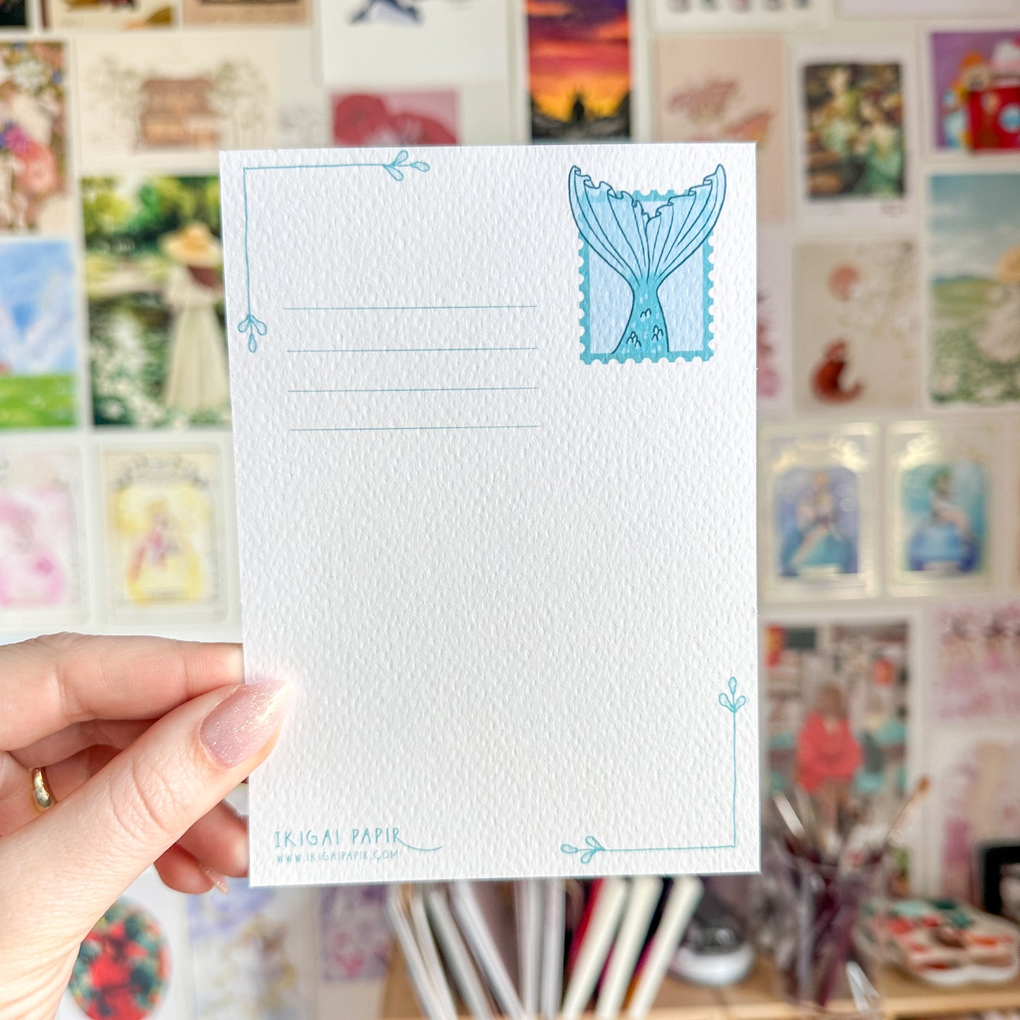 Mermaid A6 Postcard