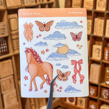 Load image into Gallery viewer, Day Horse Sticker Sheet