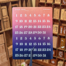Load image into Gallery viewer, Numbers Sticker Sheet