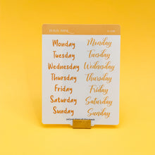 Load image into Gallery viewer, Sunflower Yellow Functional Planner Sticker Bundle