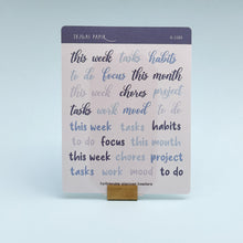 Load image into Gallery viewer, Planner Header Sticker Sheet