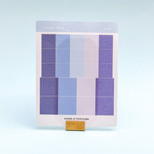 Load image into Gallery viewer, Shades of Color Squares Sticker Sheet