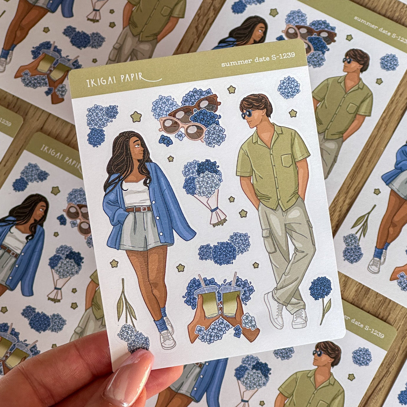 Summer Date Sticker Sheet