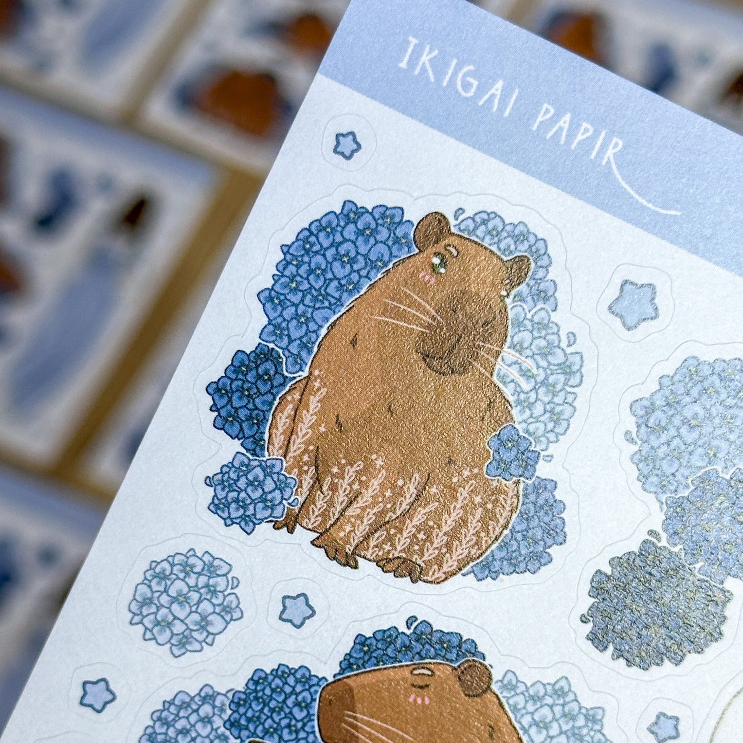 Capybara Friends Sticker Sheet