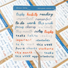 Load image into Gallery viewer, Year of the Snake sticker sheets