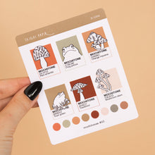 Load image into Gallery viewer, Mochitones #10 (Magical Autumn Forest) Sticker Sheet