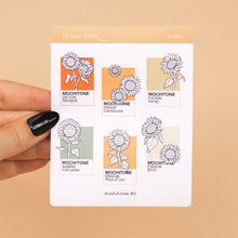 Load image into Gallery viewer, Mochitones #2 (Sunflower) Sticker Sheet