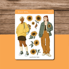 Load image into Gallery viewer, Sunflower Field Sticker Sheet