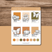 Load image into Gallery viewer, Mochitones #7 (Autumn Cottage) Sticker Sheet