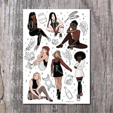 Load image into Gallery viewer, Independent Witches printable sticker sheet
