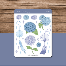 Load image into Gallery viewer, Hydrangea Garden Sticker Sheet
