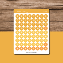 Load image into Gallery viewer, Sunflower Yellow Functional Planner Sticker Bundle
