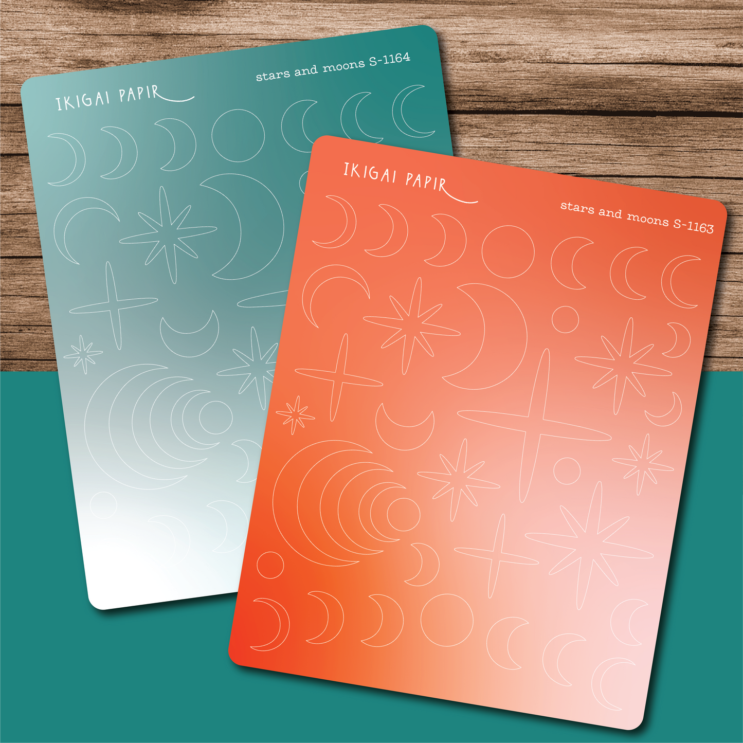 Stars and Moons Sticker Sheet