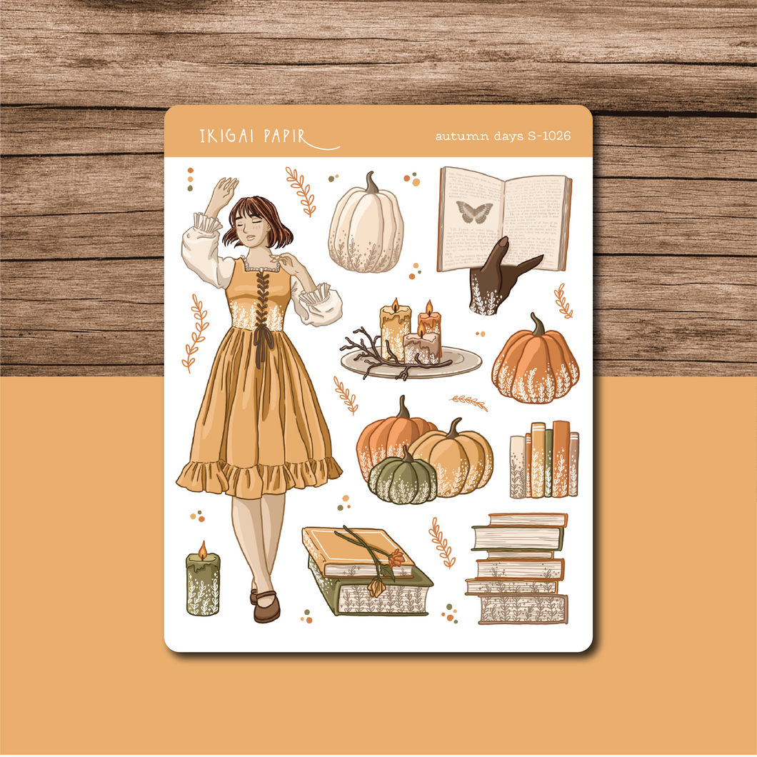 Autumn Days Sticker Sheet
