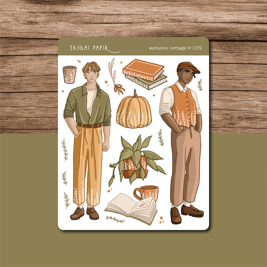 Autumn Cottage Sticker Sheet