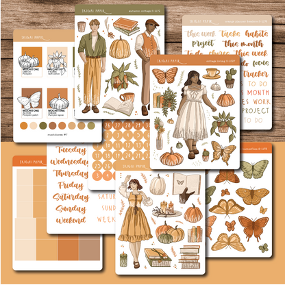 Autumn Cottage Sticker Bundle