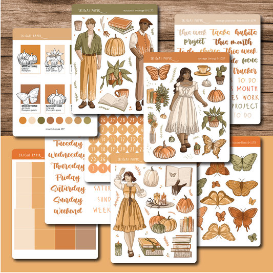Autumn Cottage Sticker Bundle