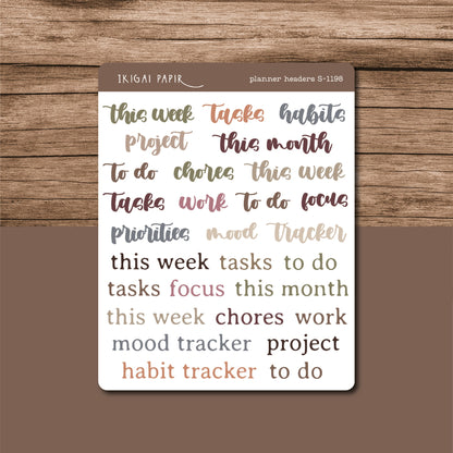 Academia Functional Sticker Bundle