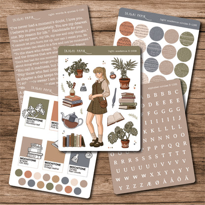 Light Academia Sticker Bundle