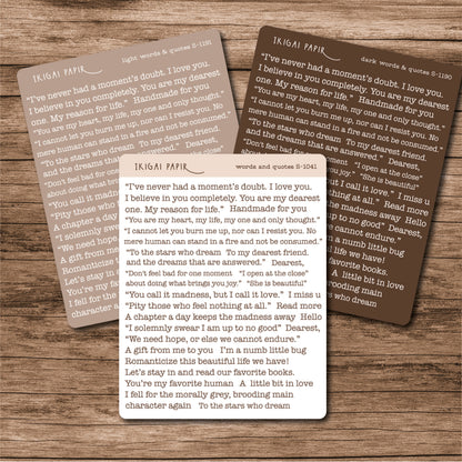 Words & Quotes Sticker Sheet