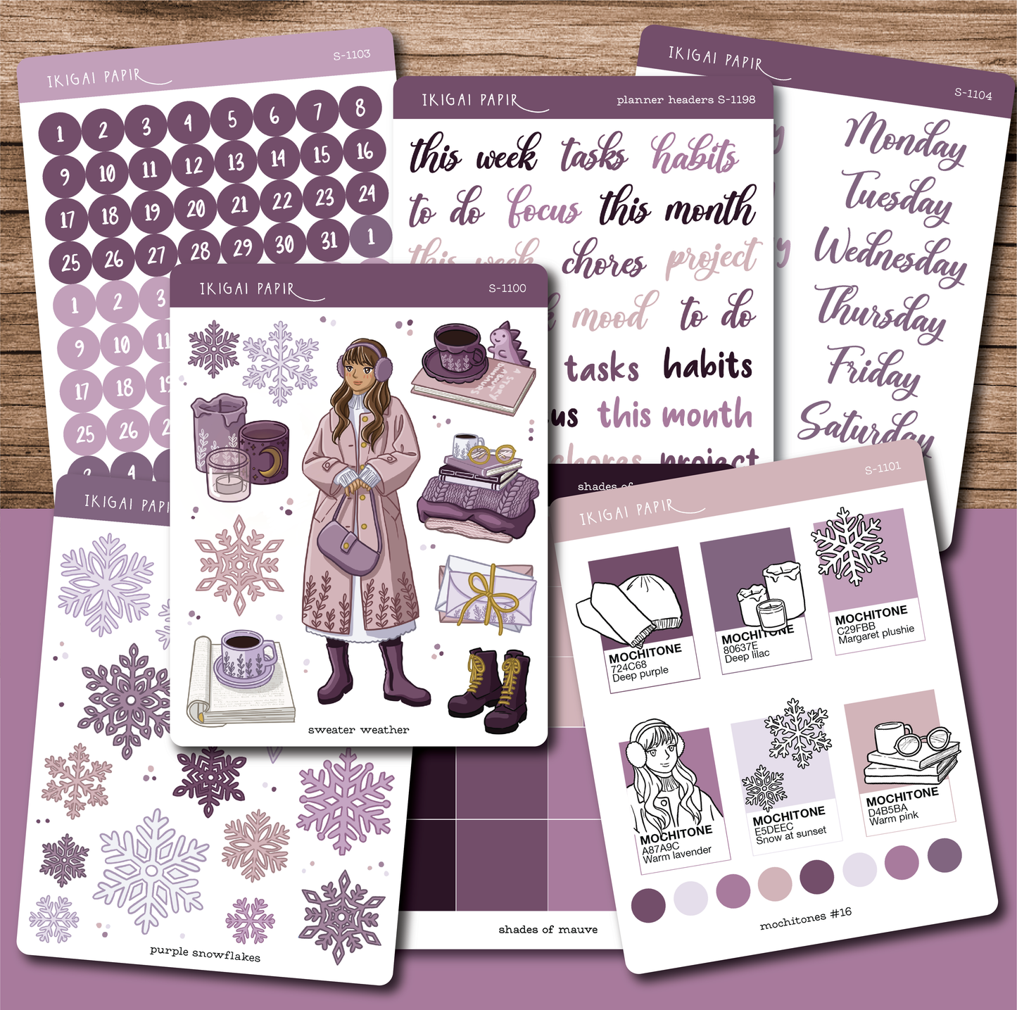 Sweater Weather Sticker Bundle