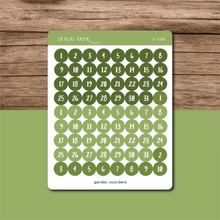 Load image into Gallery viewer, Green Functional Planner Sticker Bundle
