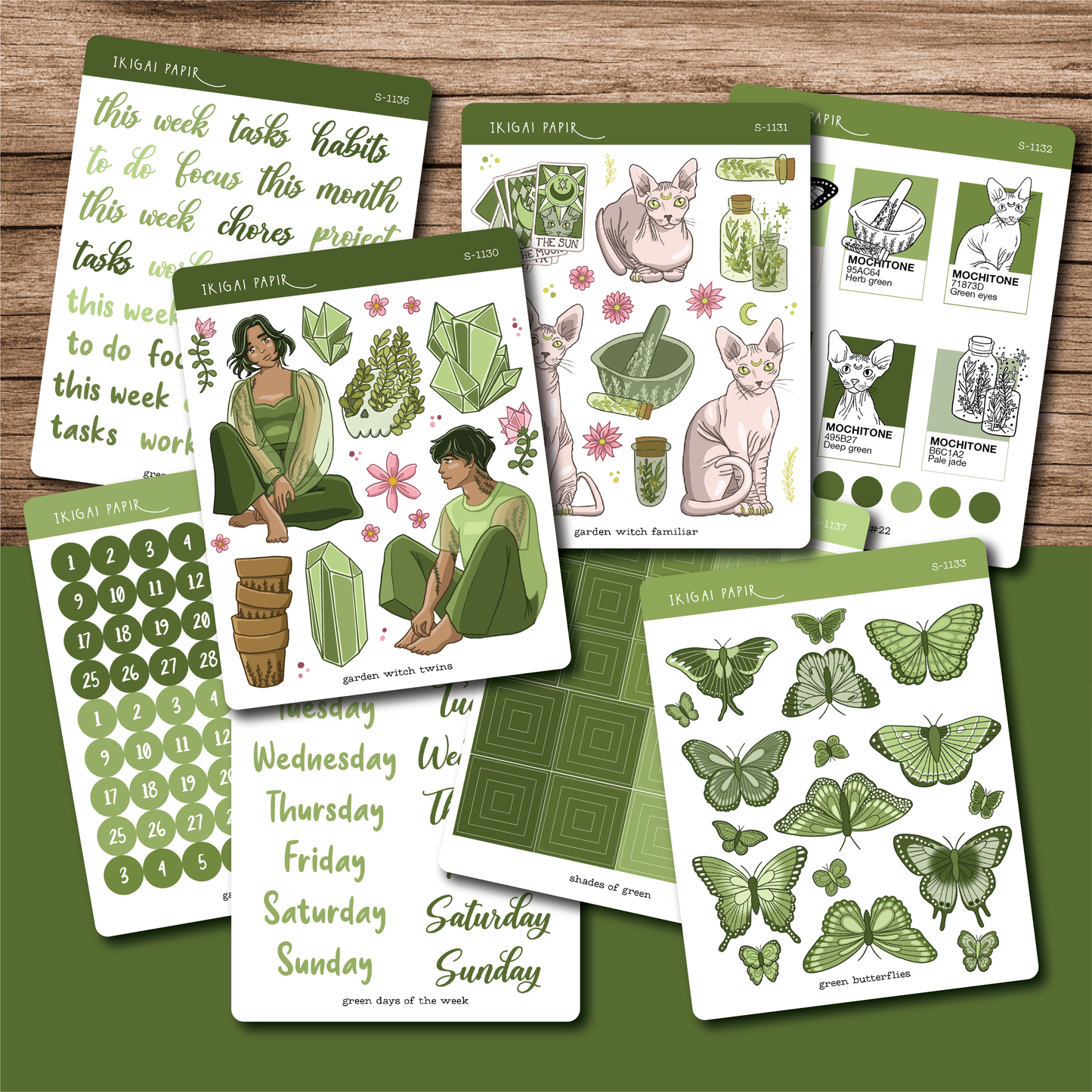 Garden Witch Sticker Bundle