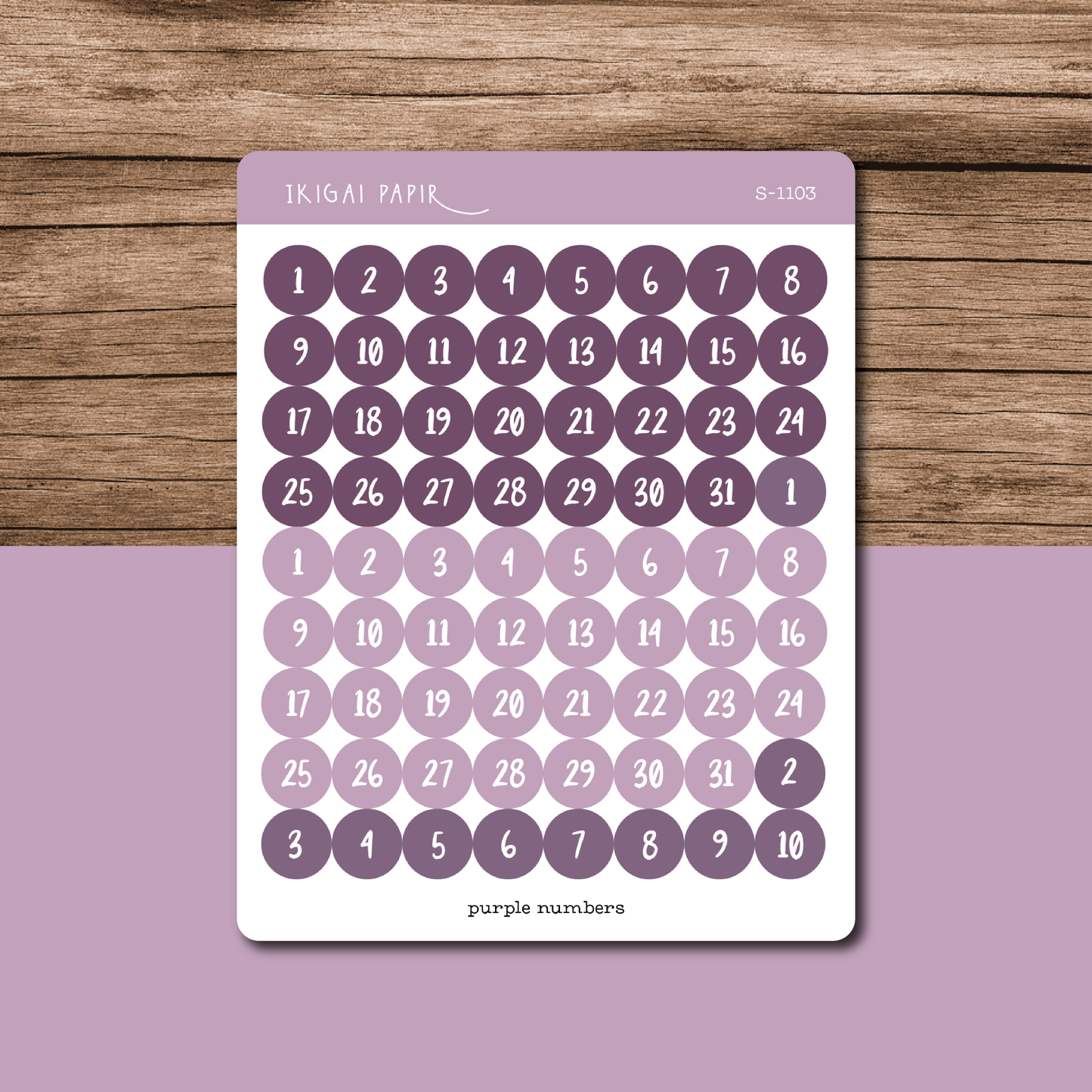 Mauve Functional Planner Sticker Bundle