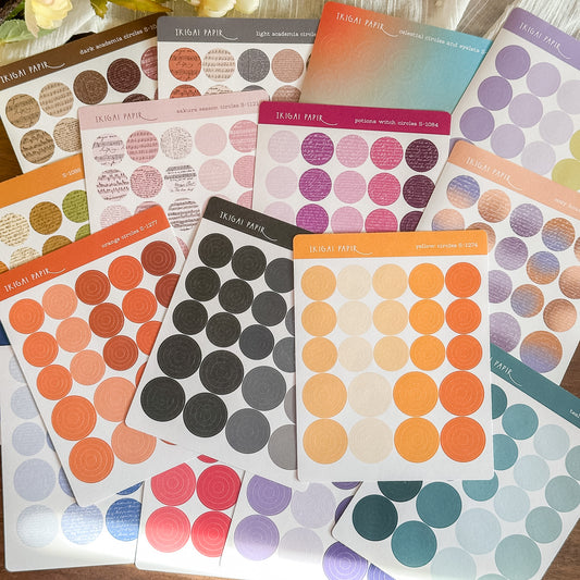 All Circle & Eyelet Stickers Bundle