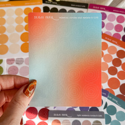 Celestial Circle & Eyelet Sticker Sheet