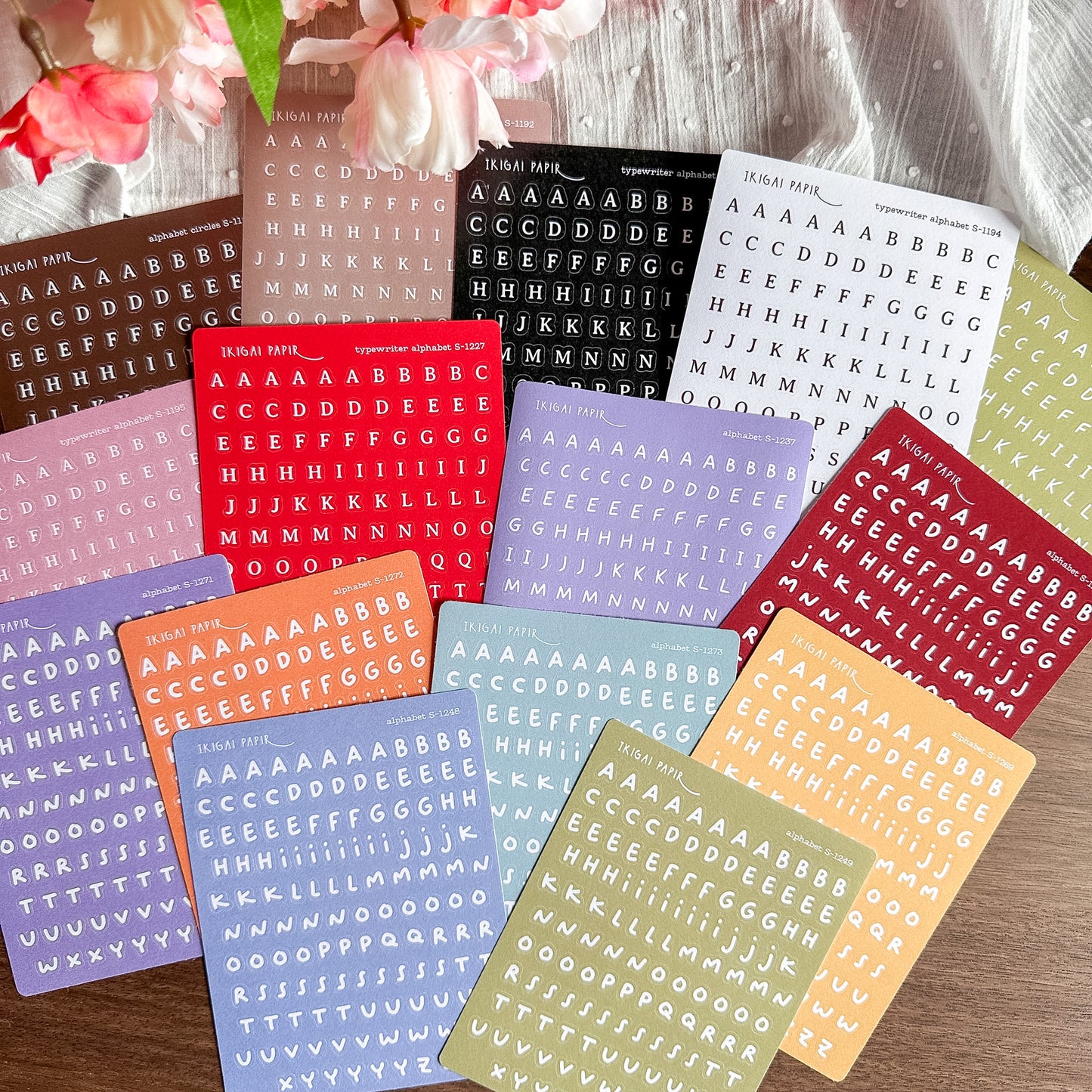 Alphabet Sticker Bundle