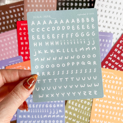 Alphabet Sticker Bundle