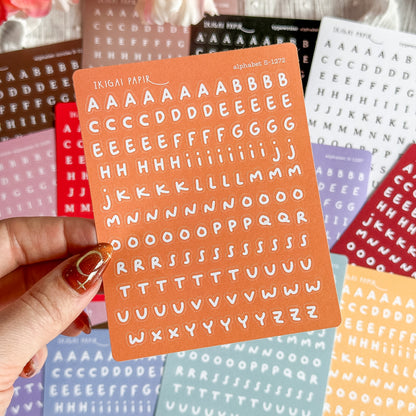 Alphabet Sticker Bundle