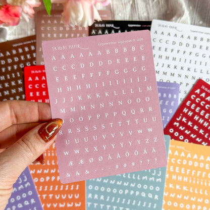 Alphabet Sticker Bundle