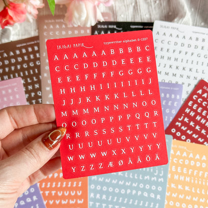 Alphabet Sticker Bundle