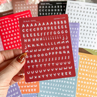 Alphabet Sticker Bundle