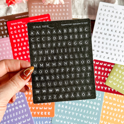 Alphabet Sticker Bundle