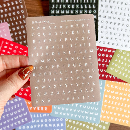 Alphabet Sticker Bundle