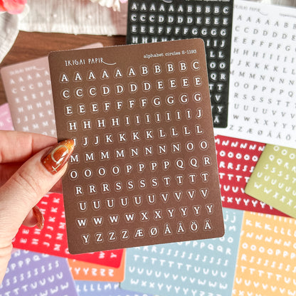 Alphabet Sticker Bundle