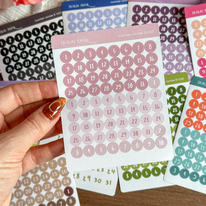 Numbers Sticker Bundle