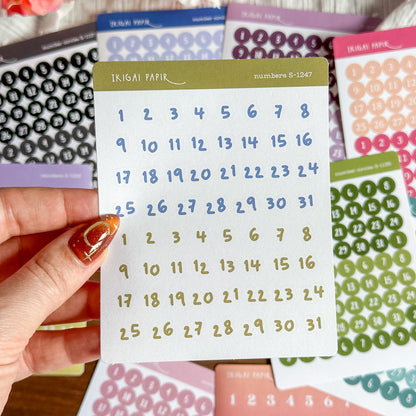 Numbers Sticker Bundle