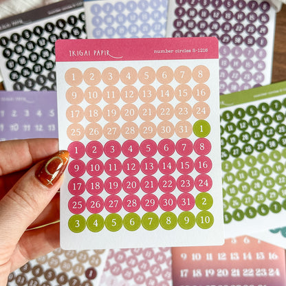 Numbers Sticker Bundle